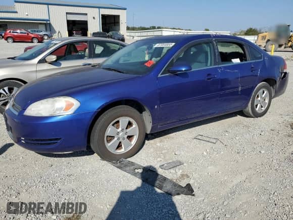 2007 Chevrolet Impala LT with VIN 2G1WT58K179193918, listed as a Copart auction lot 87055855 with Not provided miles and Salvage title. Bid and sale history available at DreamBid. Image 1.