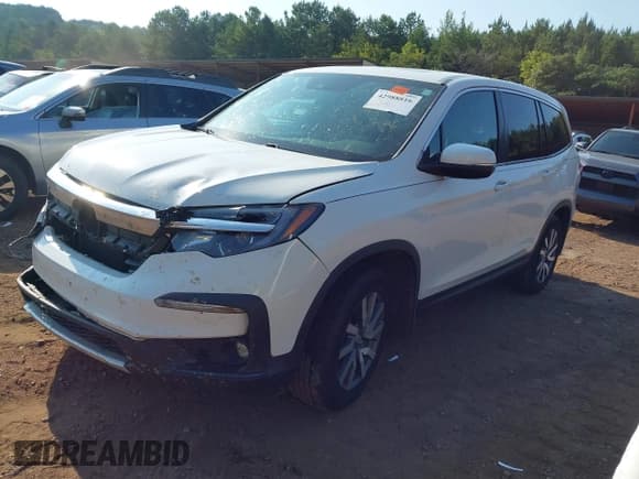 ✅ 2021 Honda Pilot EX-L • VIN: 5FNYF6H51MB003789 • Лот: 42988816. Опубликован ранее на IAAI с пробегом 82 366 миль. Бесплатный доступ к архиву аукционных продаж из США и подробный отчёт об истории автомобиля на DreamBid. Изображение 2.
