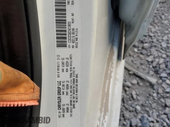 ✅ 2012 Dodge Avenger SXT • VIN: 1C3CDZCB2CN219833 • Лот: 70539394. Опубликован ранее на Copart с пробегом Не указан. Бесплатный доступ к архиву аукционных продаж из США и подробный отчёт об истории автомобиля на DreamBid. Изображение 12.