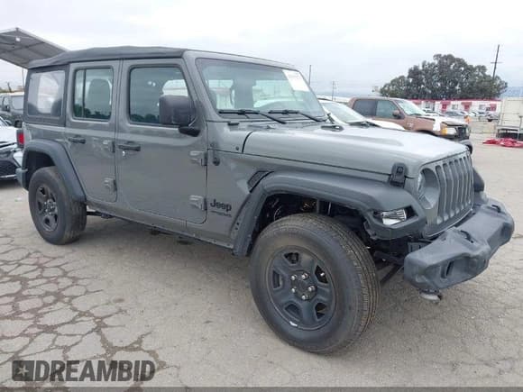 ✅ 2022 Jeep Wrangler Unlimited Sport S • VIN: 1C4HJXDG8NW126143 • Лот: 42873820. Опубликован ранее на IAAI с пробегом 44 472 миль. Бесплатный доступ к архиву аукционных продаж из США и подробный отчёт об истории автомобиля на DreamBid. Изображение 2.