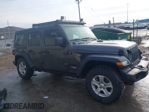 ✅ 2021 Jeep Wrangler Unlimited Sport S • VIN: 1C4HJXDN7MW744860 • Lot: 41722562. Listed on IAAI with Not provided. Free auction sales archive from the USA and detailed vehicle history report at DreamBid. Image 13.