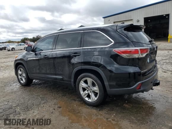 ✅ 2016 Toyota Highlander Limited • VIN: 5TDYKRFH2GS126754 • Lot: 89910995. Listed on Copart with 122,162 mi. Free auction sales archive from the USA and detailed vehicle history report at DreamBid. Image 2.