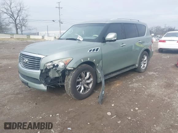 ✅ 2012 Infiniti QX56 7-passenger • VIN: JN8AZ2NE5C9017620 • Lot: 43766868. Listed on IAAI with 205,229 mi. Free auction sales archive from the USA and detailed vehicle history report at DreamBid. Image 2.