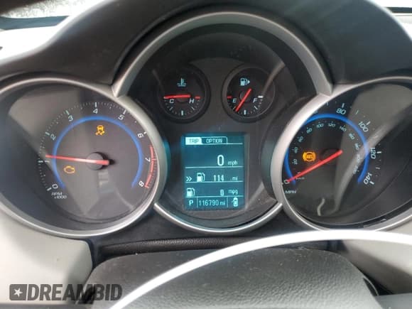 ✅ 2016 Chevrolet Cruze LS • VIN: 1G1PC5SH2G7117255 • Lot: 66146015. Listed on Copart with 116,790 mi. Free auction sales archive from the USA and detailed vehicle history report at DreamBid. Image 9.