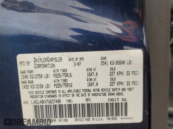 ✅ 2007 Jeep Liberty Sport • VIN: 1J4GL48KX7W657408 • Lot: 91880405. Wystawiony na Copart z przebiegiem 173 202 mil. Bezpłatny archiwum sprzedaży aukcyjnych z USA i szczegółowy raport historii pojazdu na DreamBid. Zdjęcie 13.