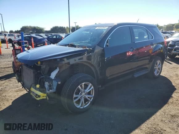 ✅ 2017 Chevrolet Equinox LS • VIN: 2GNFLEEK5H6273406 • Lot: 85540965. Listed on Copart with 118,660 mi. Free auction sales archive from the USA and detailed vehicle history report at DreamBid. Image 1.