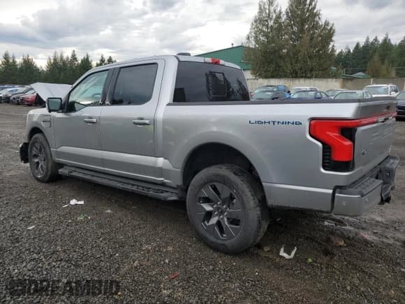 ✅ 2023 Ford F-150 Lightning Pro • VIN: 1FT6W1EV0PWG30403 • Lot: 82285293. Listed on Copart with Not provided. Free auction sales archive from the USA and detailed vehicle history report at DreamBid. Image 2.