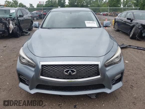 ✅ 2014 Infiniti Q50 Hybrid Premium • VIN: JN1AV7AR7EM700323 • Lot: 42862950. Listed on IAAI with 103,145 mi. Free auction sales archive from the USA and detailed vehicle history report at DreamBid. Image 13.