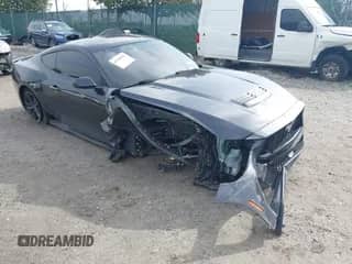 ✅ 2024 Ford Mustang GT • VIN: 1FA6P8CF3R5417168 • Lot: 43300904. Listed on IAAI with 7,430 mi. Free auction sales archive from the USA and detailed vehicle history report at DreamBid. Image 1.