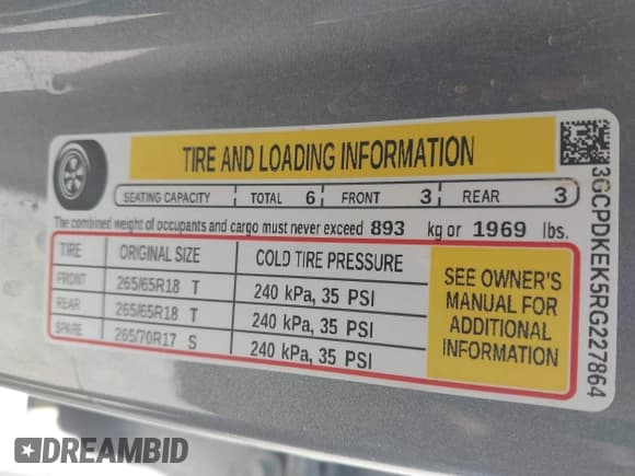 ✅ 2024 Chevrolet Silverado 1500 LT • VIN: 3GCPDKEK5RG227864 • Lot: 43225656. Listed on IAAI with 45,346 mi. Free auction sales archive from the USA and detailed vehicle history report at DreamBid. Image 9.