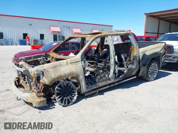 ✅ 2023 GMC Sierra 1500 Denali Ultimate • VIN: 1GTUUHEL7PZ235217 • Лот: 41670662. Опубликован ранее на IAAI с пробегом Не указан. Бесплатный доступ к архиву аукционных продаж из США и подробный отчёт об истории автомобиля на DreamBid. Изображение 2.