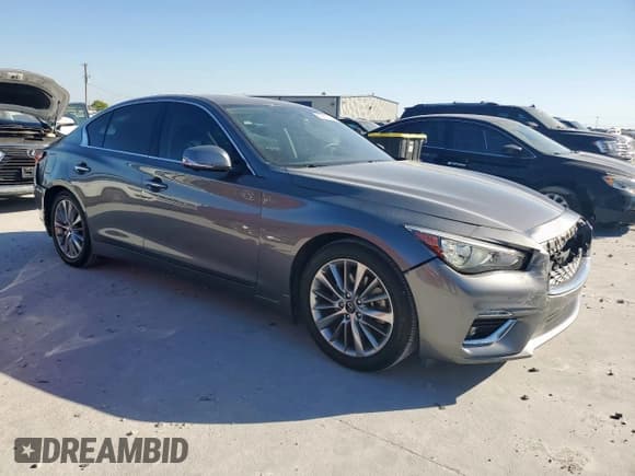 ✅ 2022 Infiniti Q50 Luxe • VIN: JN1EV7BP0NM311313 • Лот: 91812875. Опубликован ранее на Copart с пробегом 40 255 миль. Бесплатный доступ к архиву аукционных продаж из США и подробный отчёт об истории автомобиля на DreamBid. Изображение 4.