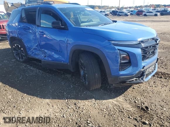 ✅ 2025 Chevrolet Equinox AWD RS • VIN: 3GNAXTEG1SL215990 • Lot: 87186235. Listed on Copart with 4,455 mi. Free auction sales archive from the USA and detailed vehicle history report at DreamBid. Image 4.