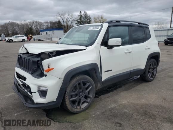 ✅ 2020 Jeep Renegade Altitude • VIN: ZACNJBB11LPL62533 • Lot: 51169084. Listed on Copart with 63,459 mi. Free auction sales archive from the USA and detailed vehicle history report at DreamBid. Image 1.