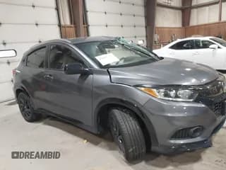 ✅ 2022 Honda HR-V Sport • VIN: 3CZRU6H1XNM707438 • Lot: 43669363. Wystawiony na IAAI z przebiegiem 35 017 mil. Bezpłatny archiwum sprzedaży aukcyjnych z USA i szczegółowy raport historii pojazdu na DreamBid. Zdjęcie 1.