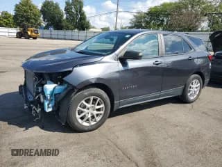 ✅ 2022 Chevrolet Equinox LS • VIN: 3GNAXSEVXNS238025 • Lot: 80796185. Wystawiony na Copart z przebiegiem 19 434 mil. Bezpłatny archiwum sprzedaży aukcyjnych z USA i szczegółowy raport historii pojazdu na DreamBid. Zdjęcie 1.