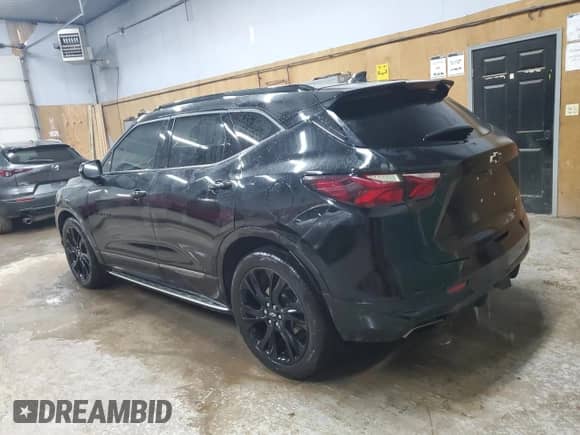 2019 Chevrolet Blazer RS z VIN 3GNKBJRS6KS638964, wystawiony jako Copart lot #90887735 z przebiegiem 83 757 mil mil oraz Czysty tytuł • Clean title. Historia ofert i sprzedaży dostępna na DreamBid. Obrazek 2.