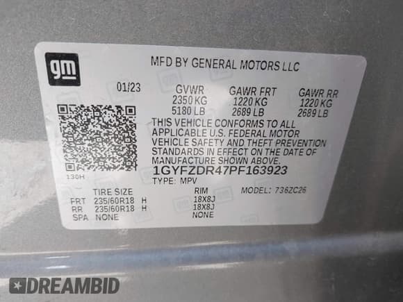 ✅ 2023 Cadillac XT4 AWD Premium Luxury • VIN: 1GYFZDR47PF163923 • Lot: 42136236. Wystawiony na IAAI z przebiegiem 52 012 mil. Bezpłatny archiwum sprzedaży aukcyjnych z USA i szczegółowy raport historii pojazdu na DreamBid. Zdjęcie 9.