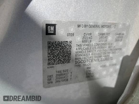 ✅ 2020 Chevrolet Colorado 4WD LT • VIN: 1GCGTCEN0L1100271 • Lot: 57789545. Wystawiony na Copart z przebiegiem 127 671 mil. Bezpłatny archiwum sprzedaży aukcyjnych z USA i szczegółowy raport historii pojazdu na DreamBid. Zdjęcie 12.