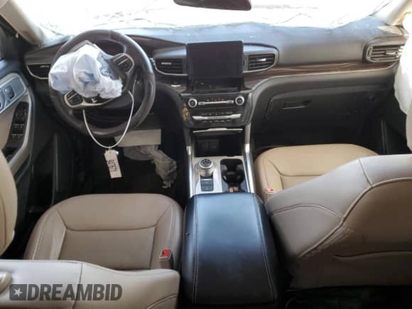 2022 Ford Explorer Limited with VIN 1FMSK7FH8NGA45089, listed as a Copart auction lot 87056215 with Not provided miles and Clean title. Bid and sale history available at DreamBid. Image 8.