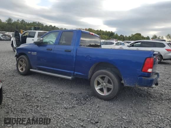 2015 Ram 1500 Express with VIN 1C6RR7FT0FS652385, listed as a Copart auction lot 80785615 with 129,801 mi miles and Salvage title. Bid and sale history available at DreamBid. Image 2.