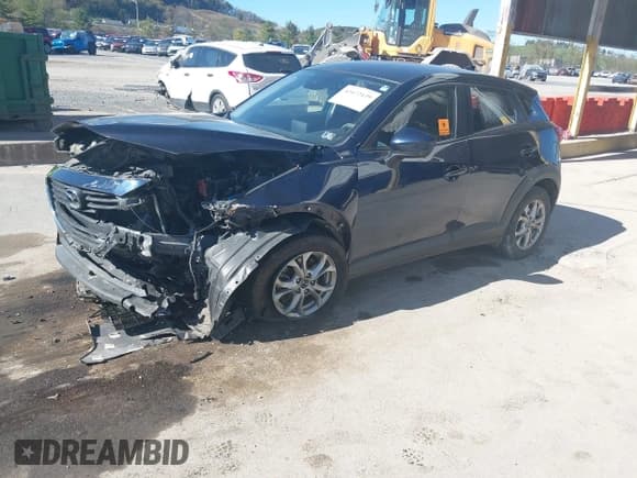 ✅ 2018 Mazda CX-3 Sport • VIN: JM1DKFB78J1330585 • Lot: 43472439. Wystawiony na IAAI z przebiegiem 94 056 mil. Bezpłatny archiwum sprzedaży aukcyjnych z USA i szczegółowy raport historii pojazdu na DreamBid. Zdjęcie 2.