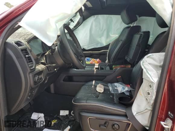 2024 Ram 1500 Limited with VIN 1C6SRFHT8RN153748, listed as a Copart auction lot 58774465 with Not provided miles and Non repairable. Bid and sale history available at DreamBid. Image 7.