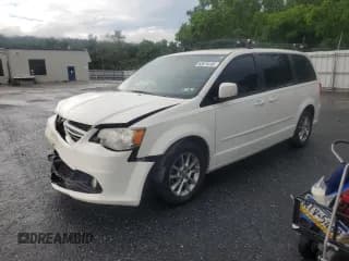 ✅ 2013 Dodge Grand Caravan R/T • VIN: 2C4RDGEGXDR586633 • Lot: 63876405. Listed on Copart with 264,626 mi. Free auction sales archive from the USA and detailed vehicle history report at DreamBid. Image 1.