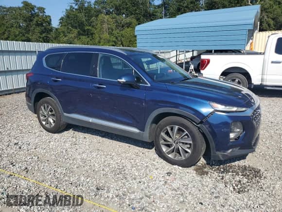 2019 Hyundai Santa Fe Ultimate z VIN 5NMS53AD9KH008064, wystawiony jako Copart lot #70659395 z przebiegiem 186 232 mil mil oraz Szkoda całkowita • Salvage title. Historia ofert i sprzedaży dostępna na DreamBid. Obrazek 4.