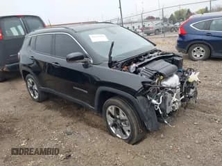 ✅ 2019 Jeep Compass Limited • VIN: 3C4NJDCB0KT734182 • Lot: 43532743. Listed on IAAI with Not provided. Free auction sales archive from the USA and detailed vehicle history report at DreamBid. Image 1.