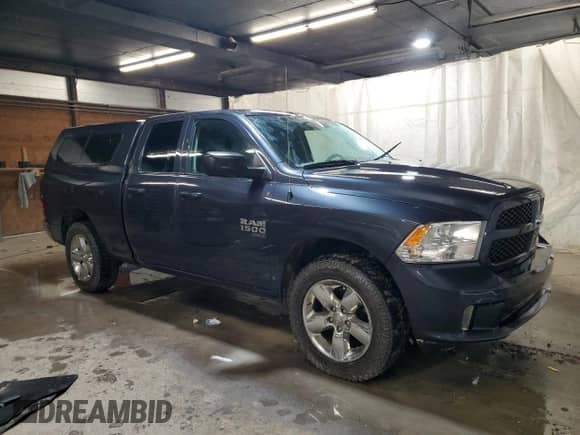 2019 Ram 1500 Tradesman with VIN 1C6RR7FG3KS534893, listed as a Copart auction lot 87383215 with 47,512 mi miles and Salvage title. Bid and sale history available at DreamBid. Image 4.