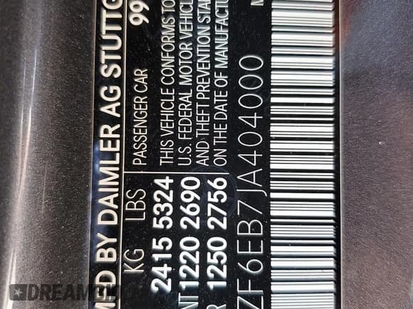 ✅ 2018 Mercedes-Benz E 43 AMG • VIN: WDDZF6EB7JA404000 • Лот: 67201345. Опубликован ранее на Copart с пробегом 113 277 миль. Бесплатный доступ к архиву аукционных продаж из США и подробный отчёт об истории автомобиля на DreamBid. Изображение 12.