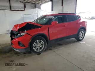 2019 Chevrolet Blazer with VIN 3GNKBBRA5KS701016, listed as a Copart auction lot 56735665 with 52,969 mi miles and Salvage title. Bid and sale history available at DreamBid. Image 1.