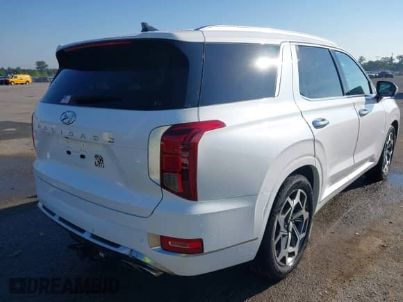 2022 Hyundai Palisade Calligraphy z VIN KM8R74HE0NU401635, wystawiony jako IAAI lot #43248516 z przebiegiem 18 784 mil mil oraz . Historia ofert i sprzedaży dostępna na DreamBid. Obrazek 4.