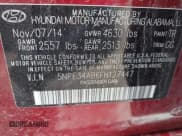 ✅ 2015 Hyundai Sonata Limited • VIN: 5NPE34AB6FH127447 • Лот: 42482272. Опубликован ранее на IAAI с пробегом Не указан. Бесплатный доступ к архиву аукционных продаж из США и подробный отчёт об истории автомобиля на DreamBid. Изображение 9.