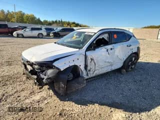 2025 Hyundai Kona SEL with VIN KM8HB3AB7SU323659, listed as a Copart auction lot 90120955 with 11,269 mi miles and Salvage title. Bid and sale history available at DreamBid. Image 1.