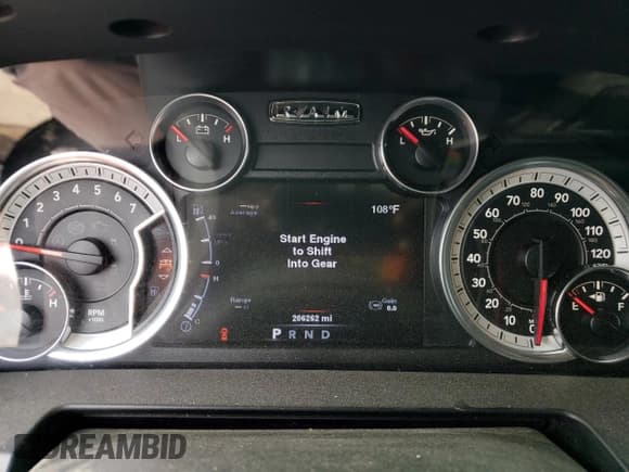 ✅ 2013 Ram 1500 Sport • VIN: 1C6RR7MT0DS722905 • Lot: 56303593. Listed on Copart with 206,262 mi. Free auction sales archive from the USA and detailed vehicle history report at DreamBid. Image 9.