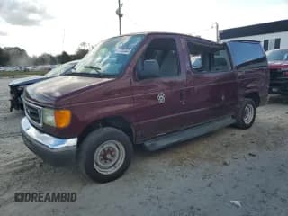 ✅ 2007 Ford Econoline Passenger XL • VIN: 1FMNE11L67DA19804 • Lot: 77263484. Listed on Copart with 173,014 mi. Free auction sales archive from the USA and detailed vehicle history report at DreamBid. Image 1.
