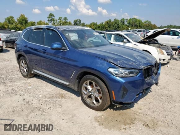 ✅ 2024 BMW X3 sDrive30i • VIN: WBX47DP09RN299159 • Лот: 85147975. Опубликован ранее на Copart с пробегом 2 469 миль. Бесплатный доступ к архиву аукционных продаж из США и подробный отчёт об истории автомобиля на DreamBid. Изображение 4.