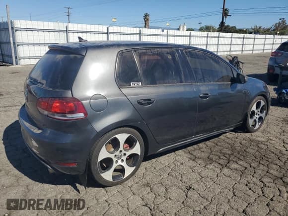 ✅ 2012 Volkswagen Golf GTI PZEV • VIN: WVWGD7AJ6CW217458 • Lot: 82461015. Listed on Copart with 191,806 mi. Free auction sales archive from the USA and detailed vehicle history report at DreamBid. Image 3.