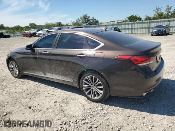2015 Hyundai Genesis 3.8L z VIN KMHGN4JEXFU039757, wystawiony jako Copart lot #69880664 z przebiegiem 82 495 mil mil oraz Szkoda całkowita • Salvage title. Historia ofert i sprzedaży dostępna na DreamBid. Obrazek 2.