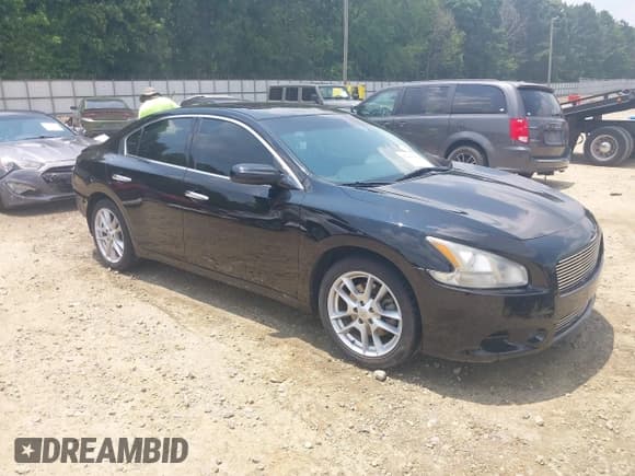 ✅ 2012 Nissan Maxima SV • VIN: 1N4AA5AP4CC858414 • Lot: 42400554. Listed on IAAI with 154,051 mi. Free auction sales archive from the USA and detailed vehicle history report at DreamBid. Image 1.