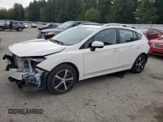 2020 Subaru Impreza Premium with VIN 4S3GTAD68L3719882, listed as a Copart auction lot 84284345 with 30,014 mi miles and Salvage title. Bid and sale history available at DreamBid. Image 1.