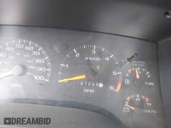 1997 Chevrolet S-10 LS with VIN 1GCCS19X2V8137981, listed as a IAAI auction lot 42100027 with 97,208 mi miles and . Bid and sale history available at DreamBid. Image 7.