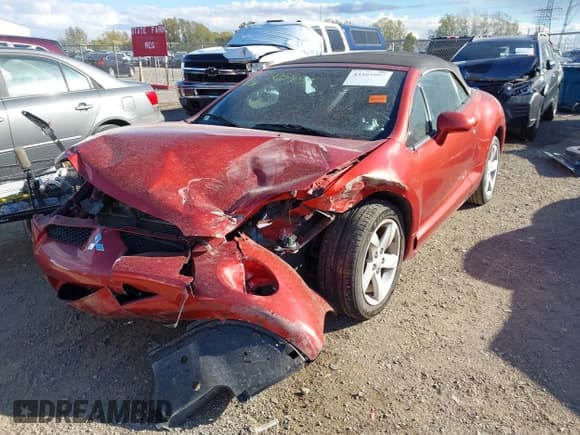 ✅ 2008 Mitsubishi Eclipse GS • VIN: 4A3AL25F88E038611 • Lot: 43505997. Listed on IAAI with 202,594 mi. Free auction sales archive from the USA and detailed vehicle history report at DreamBid. Image 2.