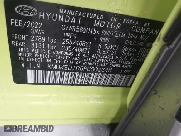 ✅ 2023 Genesis GV60 Performance • VIN: KMUKEDTB6PU002348 • Lot: 43573907. Wystawiony na IAAI z przebiegiem 12 620 mil. Bezpłatny archiwum sprzedaży aukcyjnych z USA i szczegółowy raport historii pojazdu na DreamBid. Zdjęcie 9.