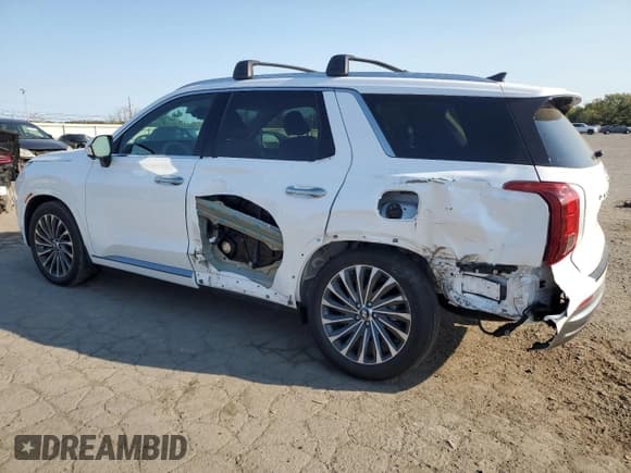 ✅ 2024 Hyundai Palisade Calligraphy • VIN: KM8R7DGE3RU661518 • Лот: 74097034. Опубликован ранее на Copart с пробегом 5 527 миль. Бесплатный доступ к архиву аукционных продаж из США и подробный отчёт об истории автомобиля на DreamBid. Изображение 2.