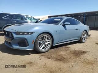 ✅ 2024 Ford Mustang GT • VIN: 1FA6P8CF5R5424610 • Lot: 53153195. Listed on Copart with 6,688 mi. Free auction sales archive from the USA and detailed vehicle history report at DreamBid. Image 1.