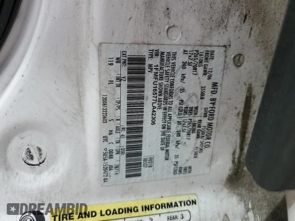 ✅ 2007 Ford Expedition XLT • VIN: 1FMFU16577LA42306 • Lot: 69224325. Wystawiony na Copart z przebiegiem 82 385 mil. Bezpłatny archiwum sprzedaży aukcyjnych z USA i szczegółowy raport historii pojazdu na DreamBid. Zdjęcie 13.