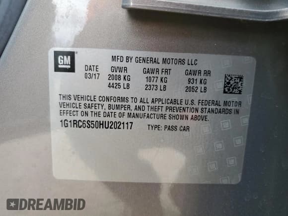 ✅ 2017 Chevrolet Volt LT • VIN: 1G1RC6S50HU202117 • Lot: 74918404. Wystawiony na Copart z przebiegiem 103 230 mil. Bezpłatny archiwum sprzedaży aukcyjnych z USA i szczegółowy raport historii pojazdu na DreamBid. Zdjęcie 12.